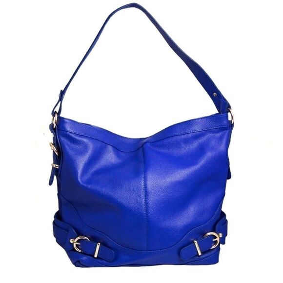 NWT Mia Capella Lucia Slouch Leather Shoulder Bag - Picture 1 of 6